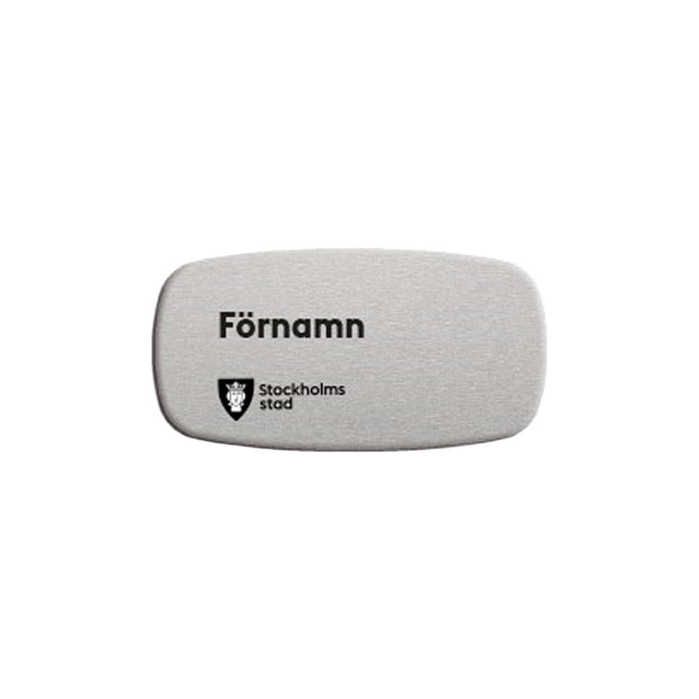 Namnbricka med  magnet, Förnamn (pris inkl frakt)