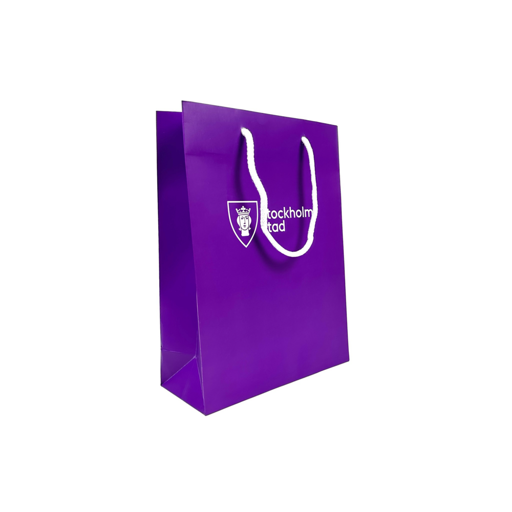 Finare papperskasse, mellan, 20-pack, lila