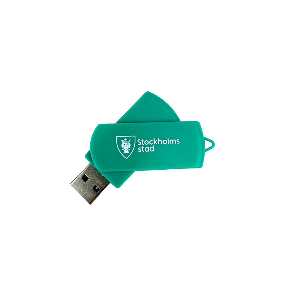 USB recycled, 8 GB, grön