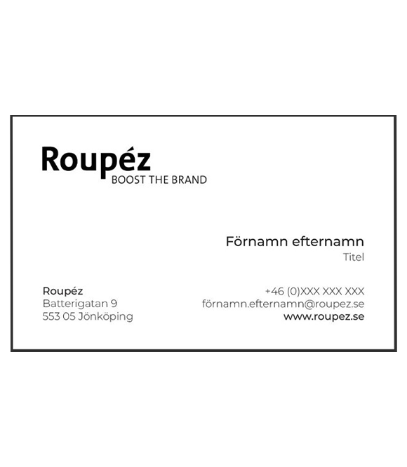 Visitkort, 200-pack, TEST