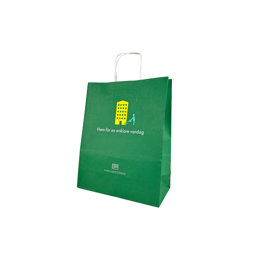 Papperspåse 100-pack, Grön