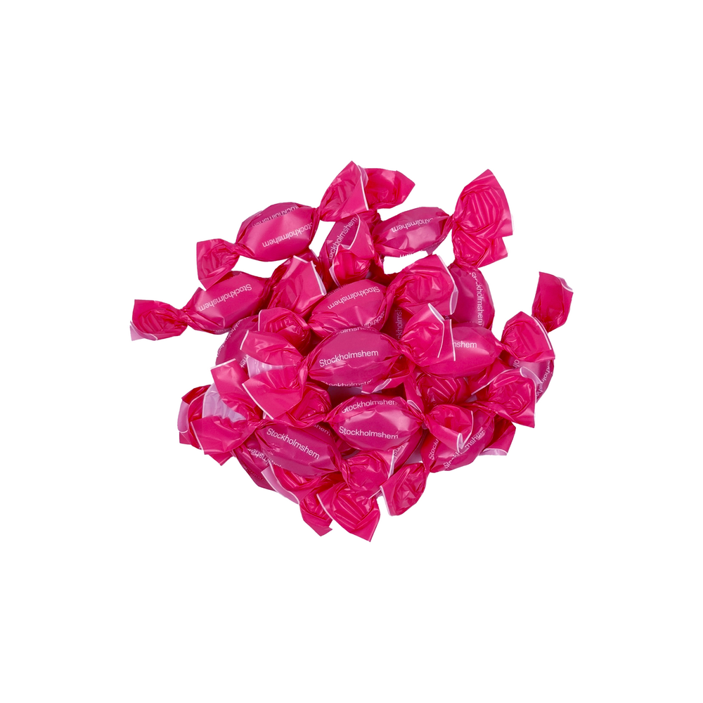 Karameller Hallon/Lakrits, 2,5kg