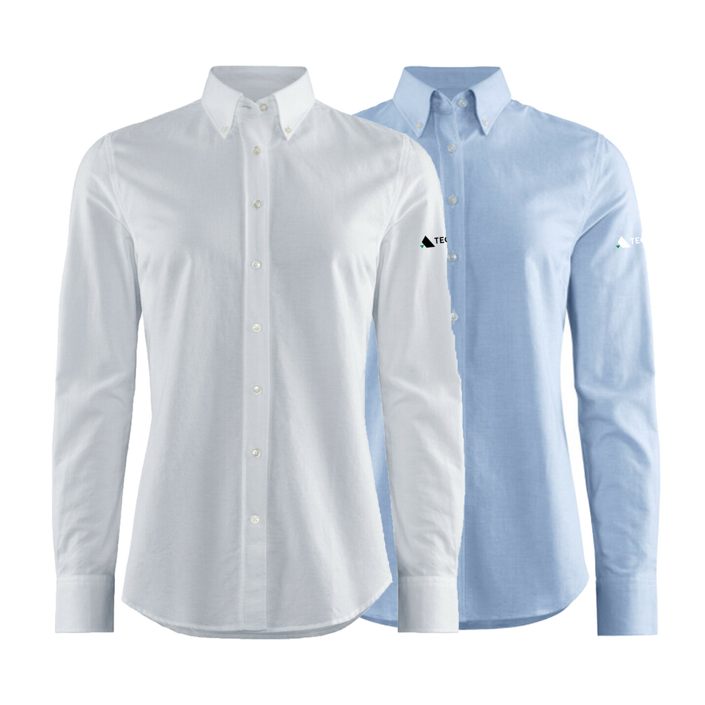 Skjorta, porto oxford, tailored, dam