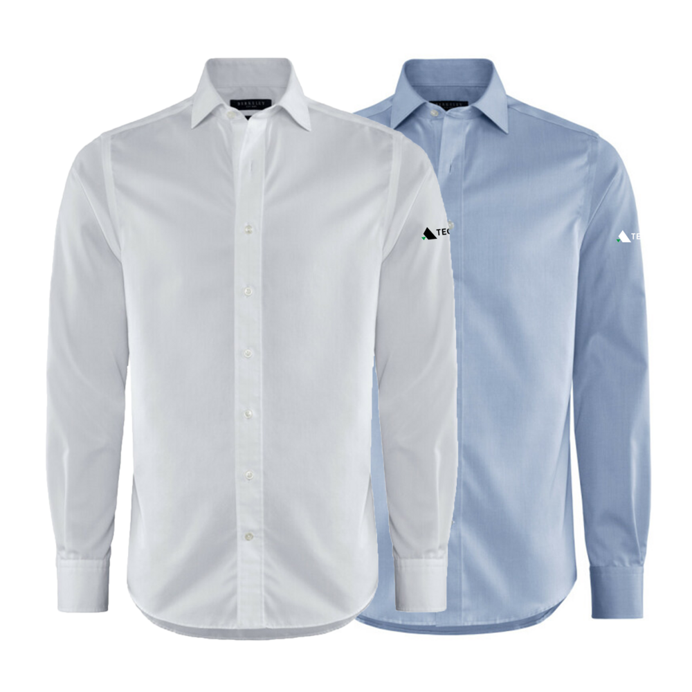 Skjorta, plainton, tailored, herr