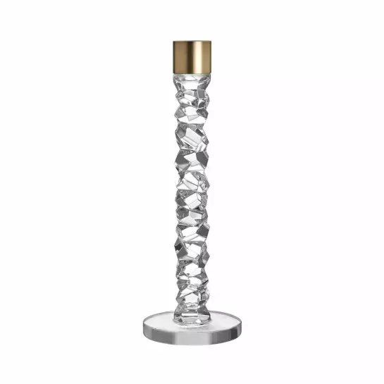 Orrefors Carat ljusstake mässing 297mm