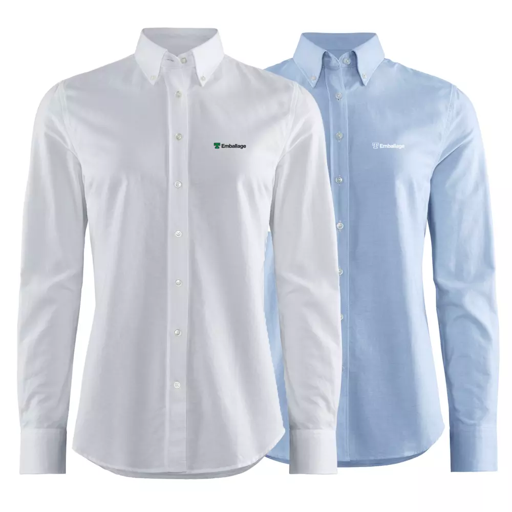 Skjorta, porto oxford, tailored, dam