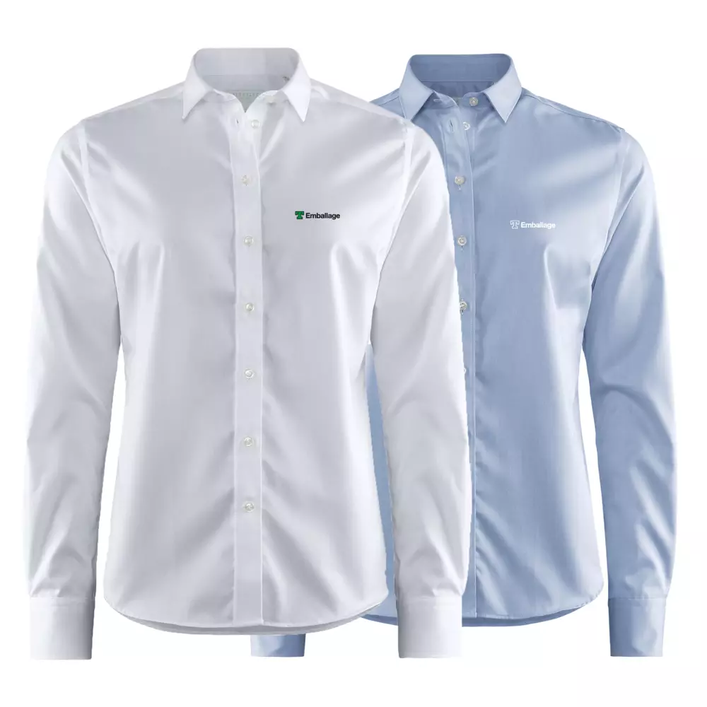 Skjorta, plainton, tailored, dam