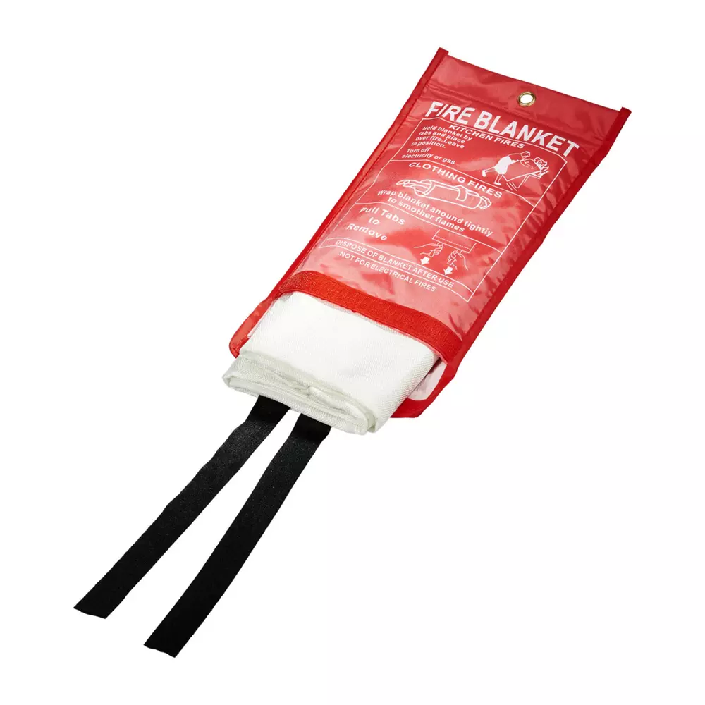 Brandfilt 1x1 m, röd