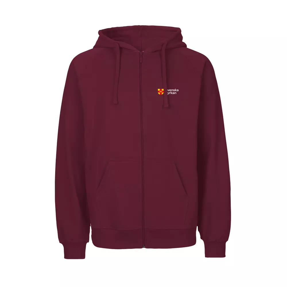 Hoodie med dragkedja, herr