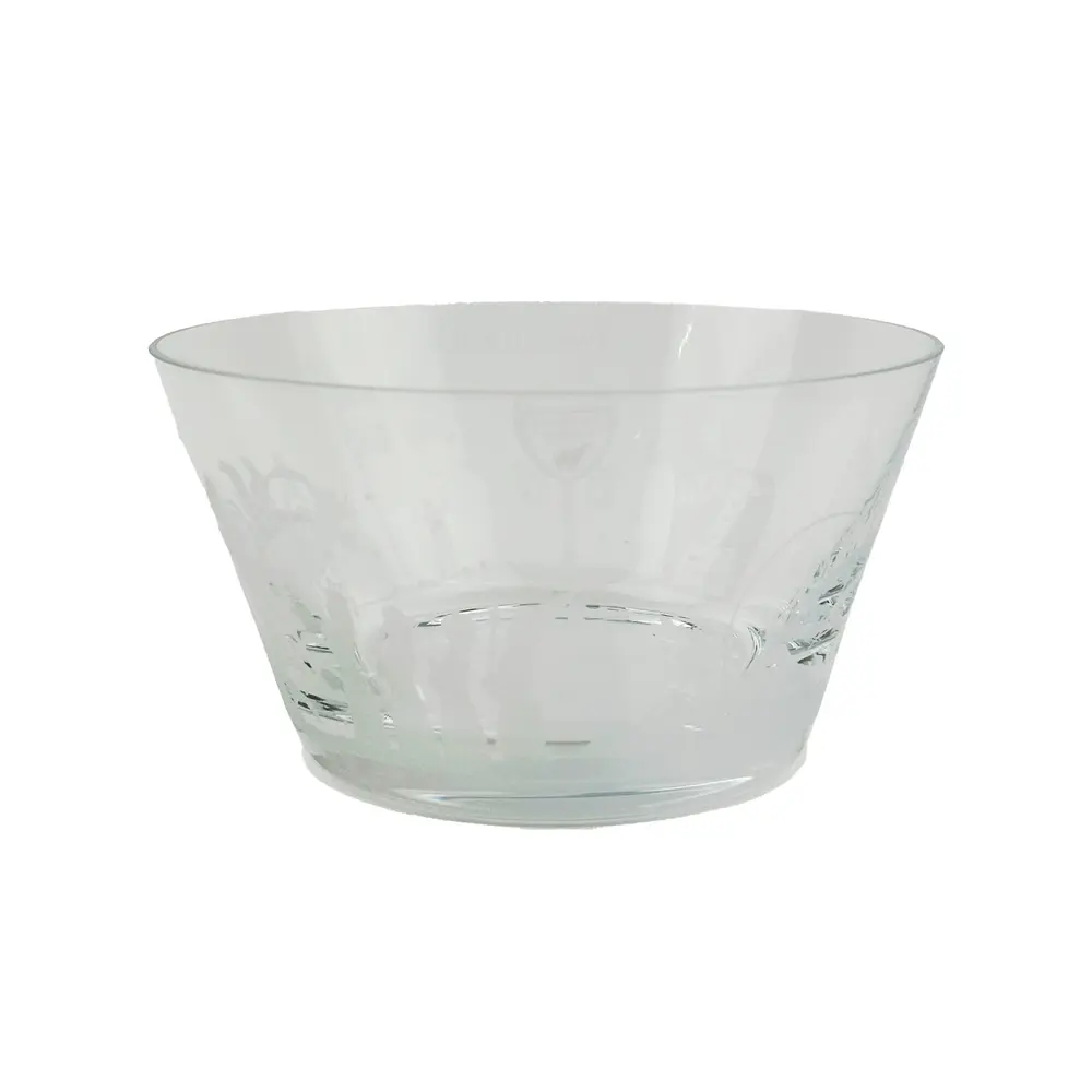 Kristallskål Sweden, Orrefors, Swedish Police, 6-pack