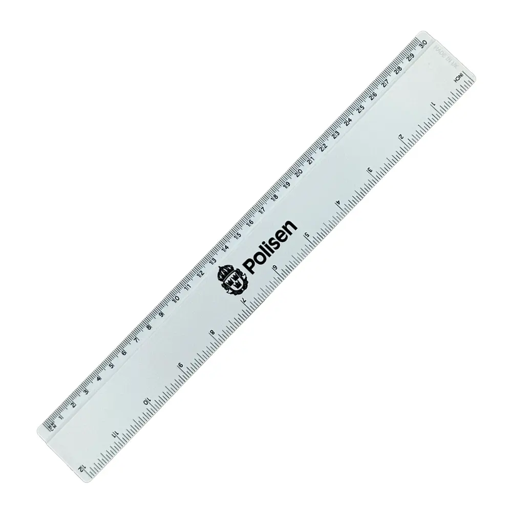 Linjal, Polisen, 50-pack, vit