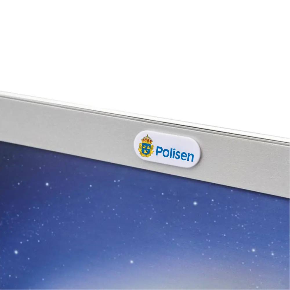 Webkameraskydd, Polisen, 200-pack, vit
