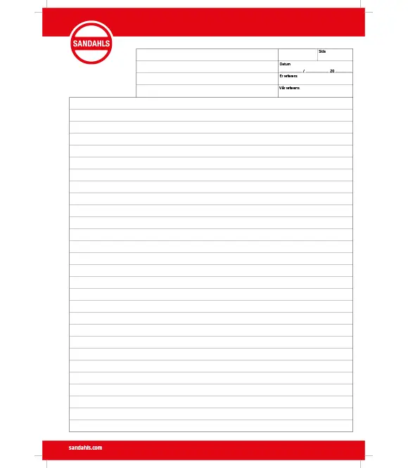 Konferensblock, A4, 25 blad, linjerat, 50-pack