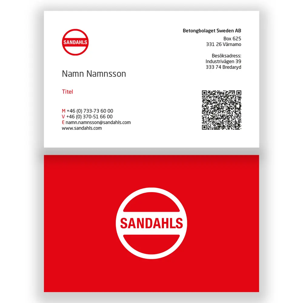 Visitkort Betongbolaget 200-pack