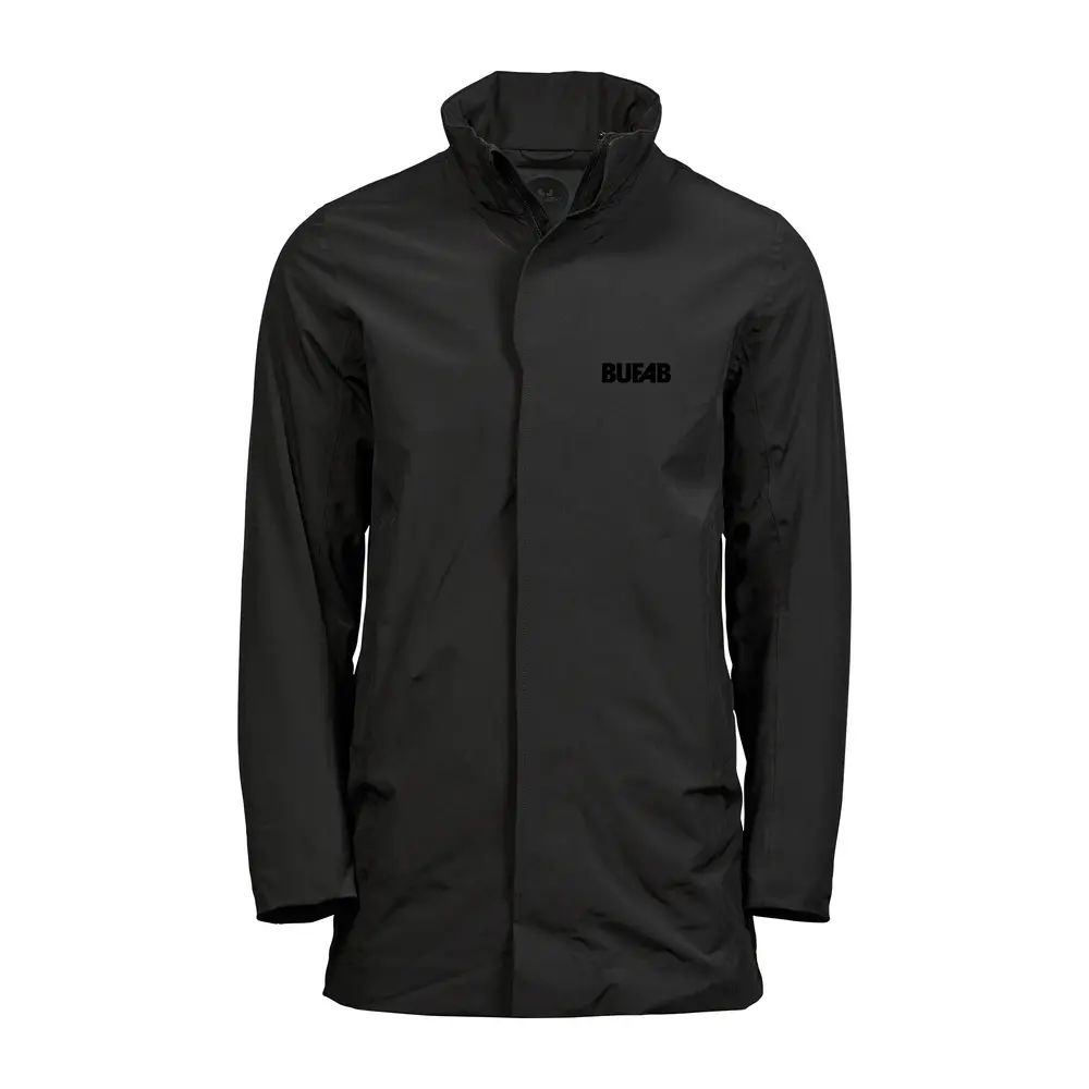 Allvädersjacka, herr, svart brodyrlogo