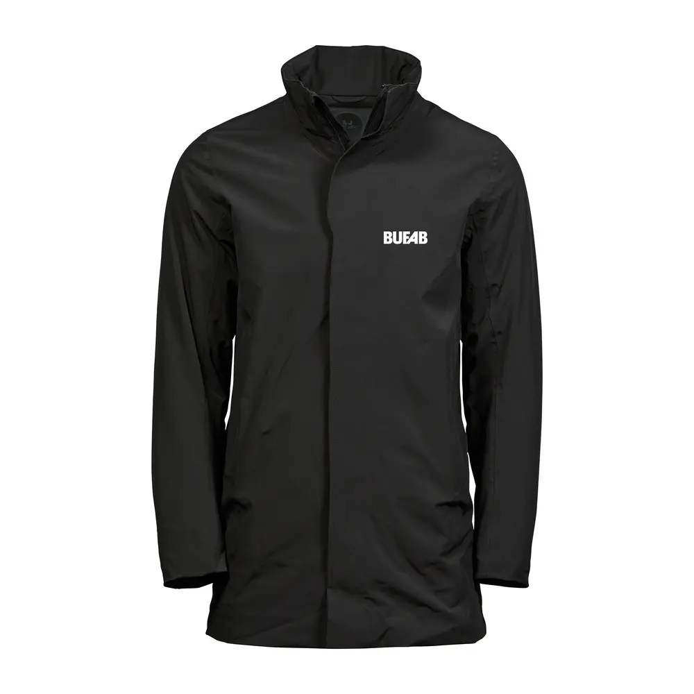 Allvädersjacka, herr, vit brodyrlogo