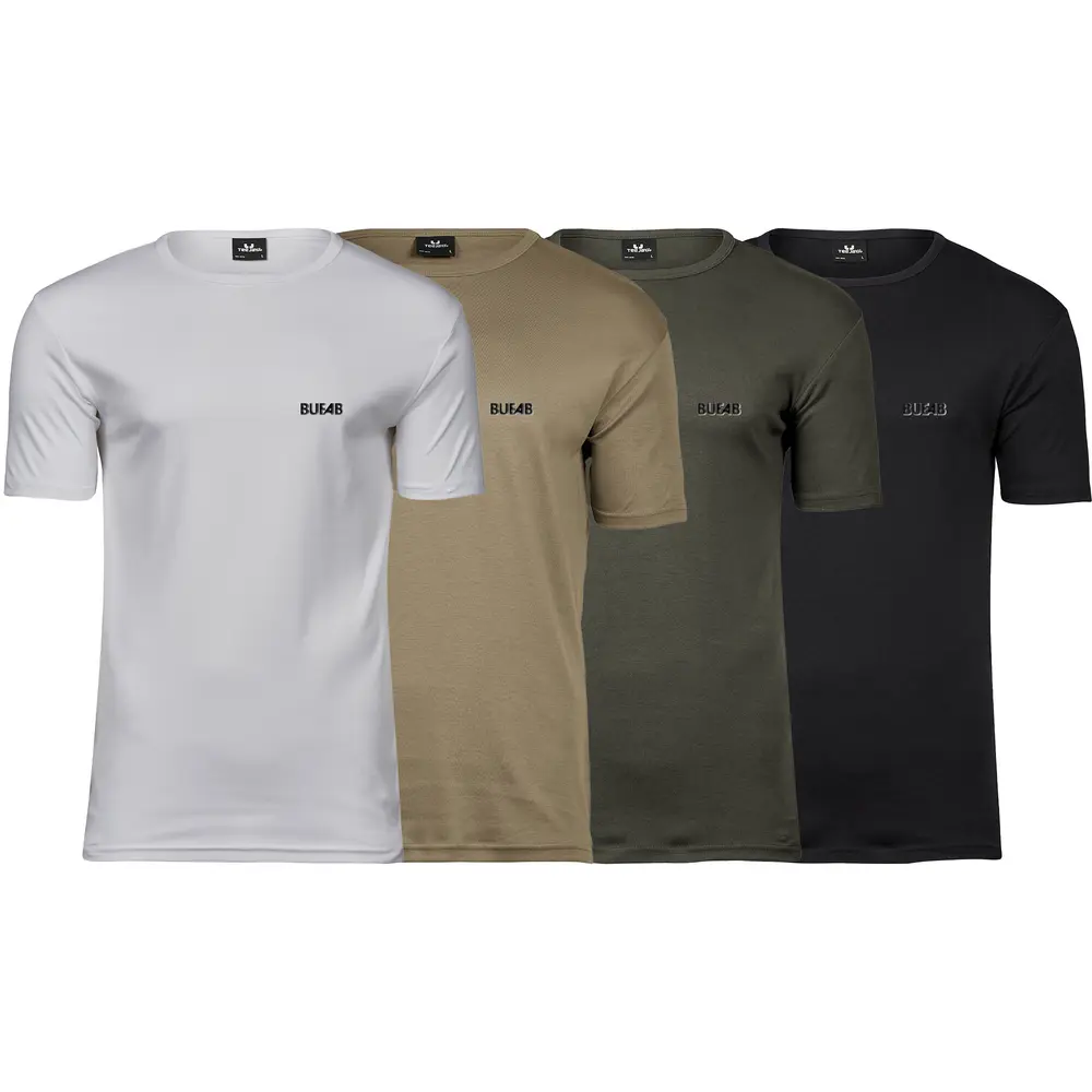 T-shirt, herr, svart 3D-logo,