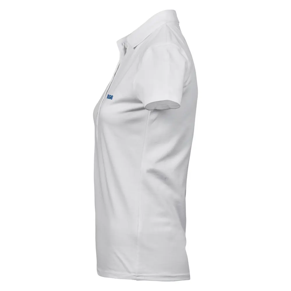 Polo shirt, stretch, women's, navy blue 3D logo