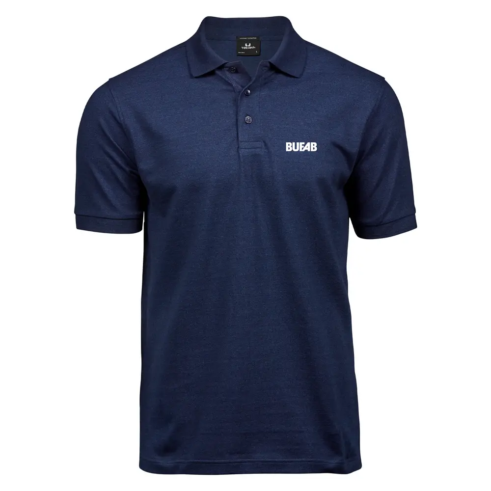 Piké, stretch, herr, brodyrlogo - Denim collection