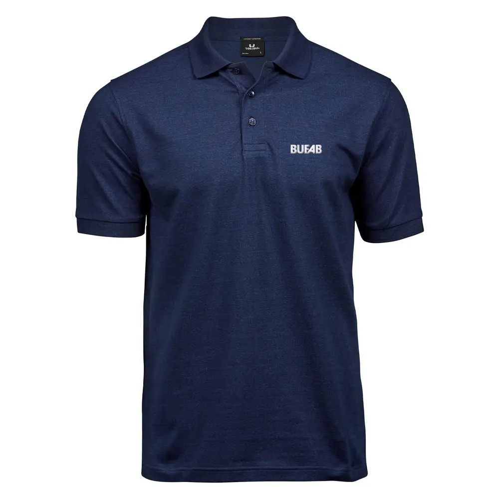 Piké, stretch, herr, 3D-logo - Denim collection