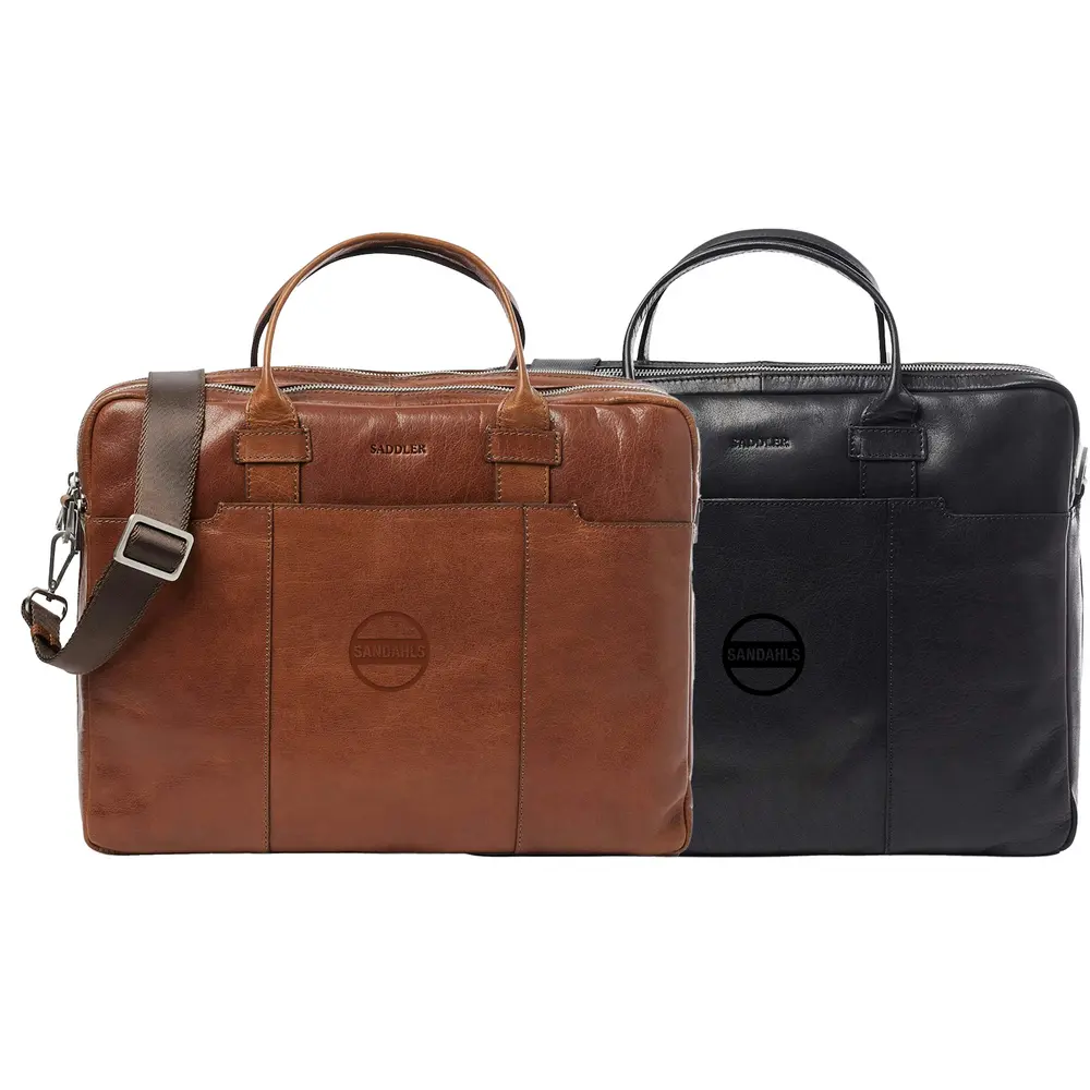 Datorväska i skinn, 15tum