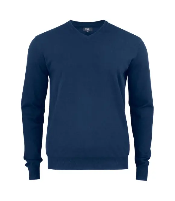 Stickad tröja V-ring Herr