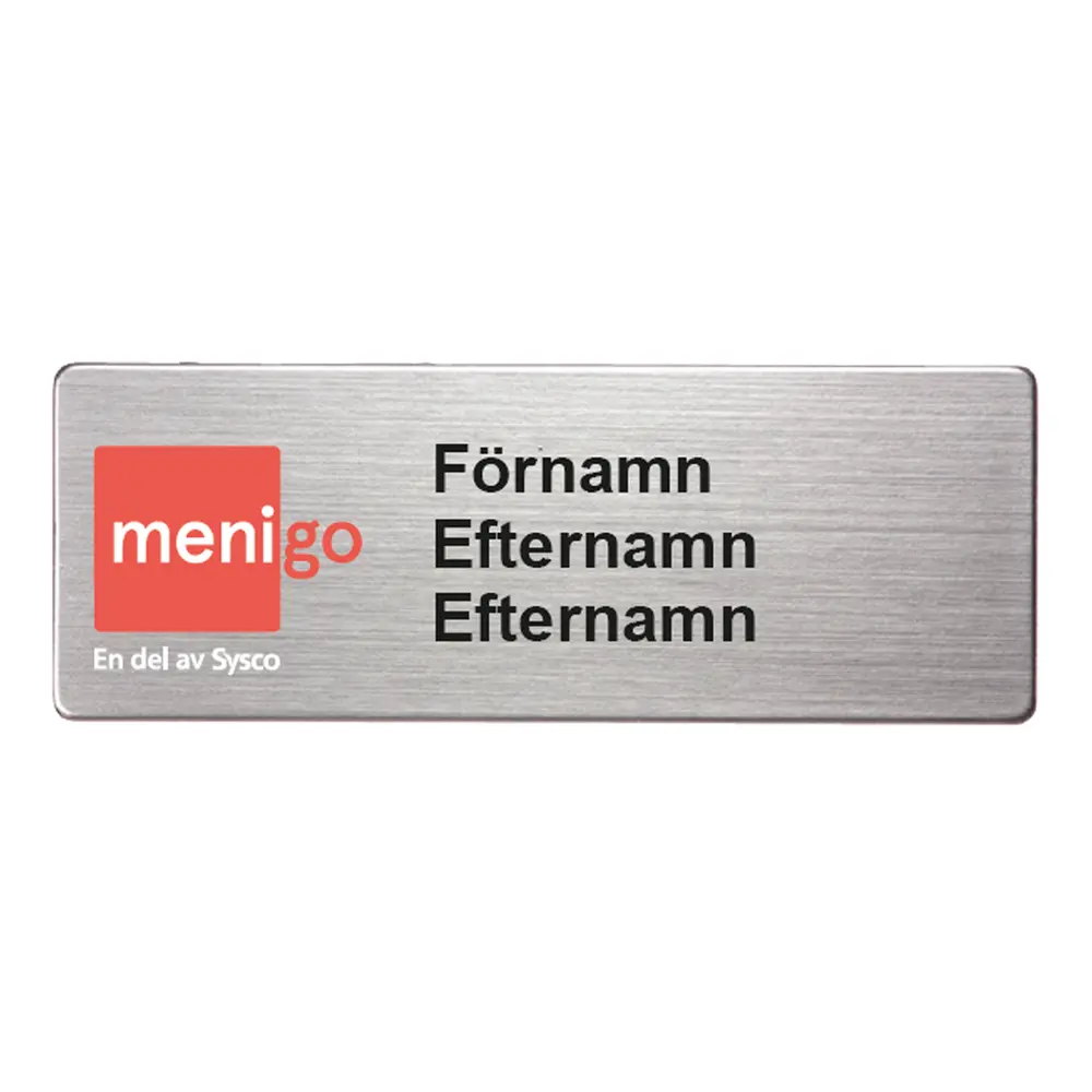 Namnbricka, förnamn, efternamn, efternamn
