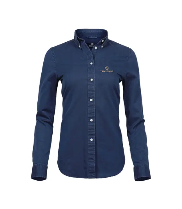 Womens Casual Twill Shirt, TH