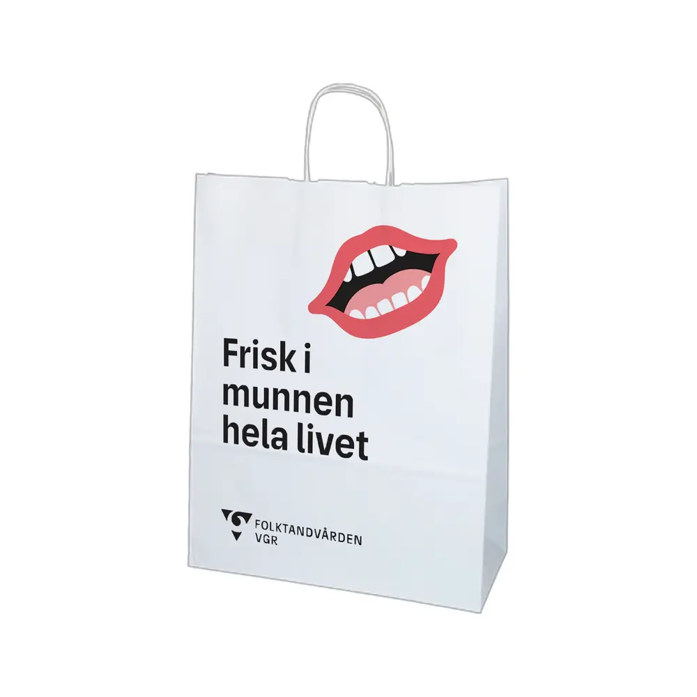 FTV, Papperskasse, liten, 50-pack, vit