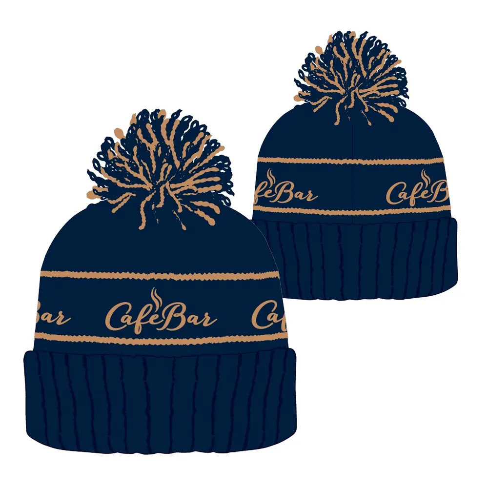 Mössa, retro, mörkblå