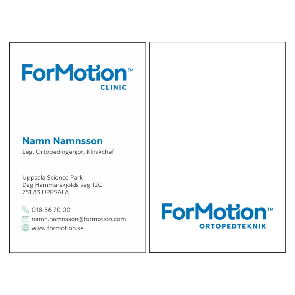 Visitkort person, Clinic, 200-pack