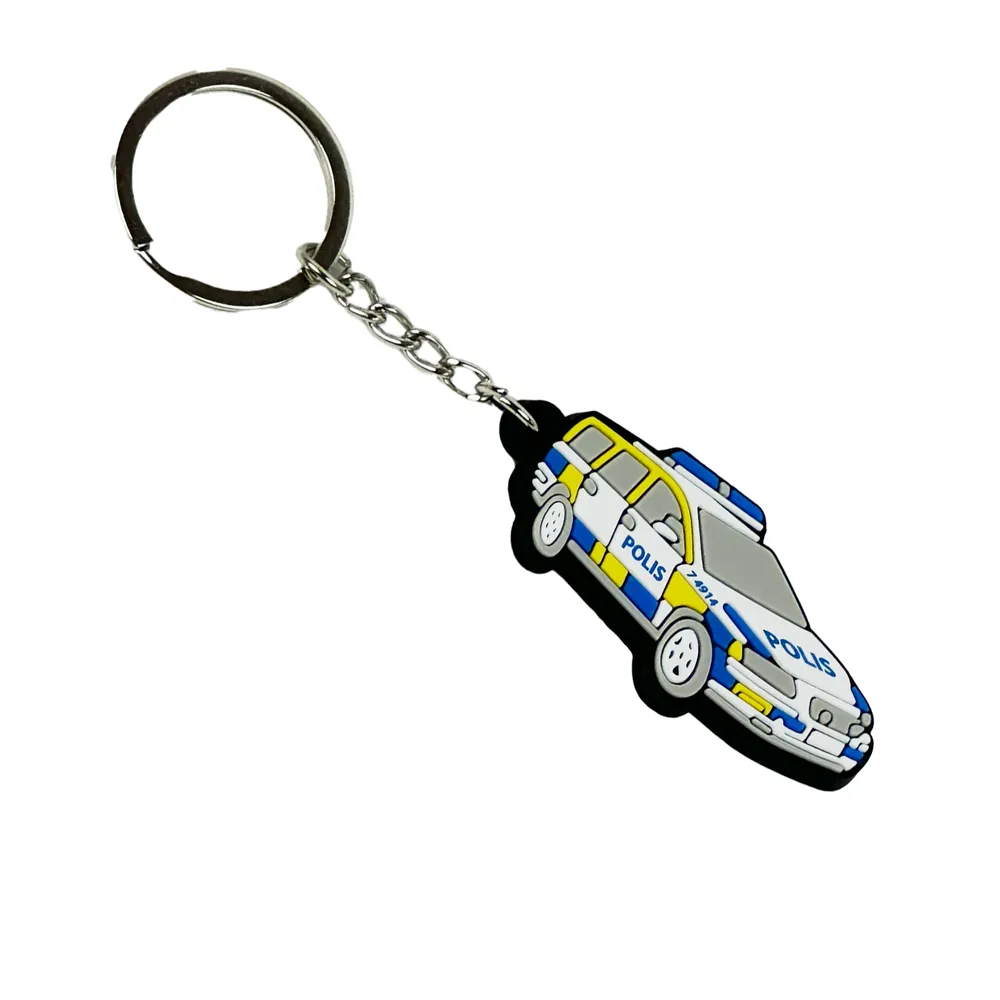 Nyckelring polisbil, Polisen, 200-pack