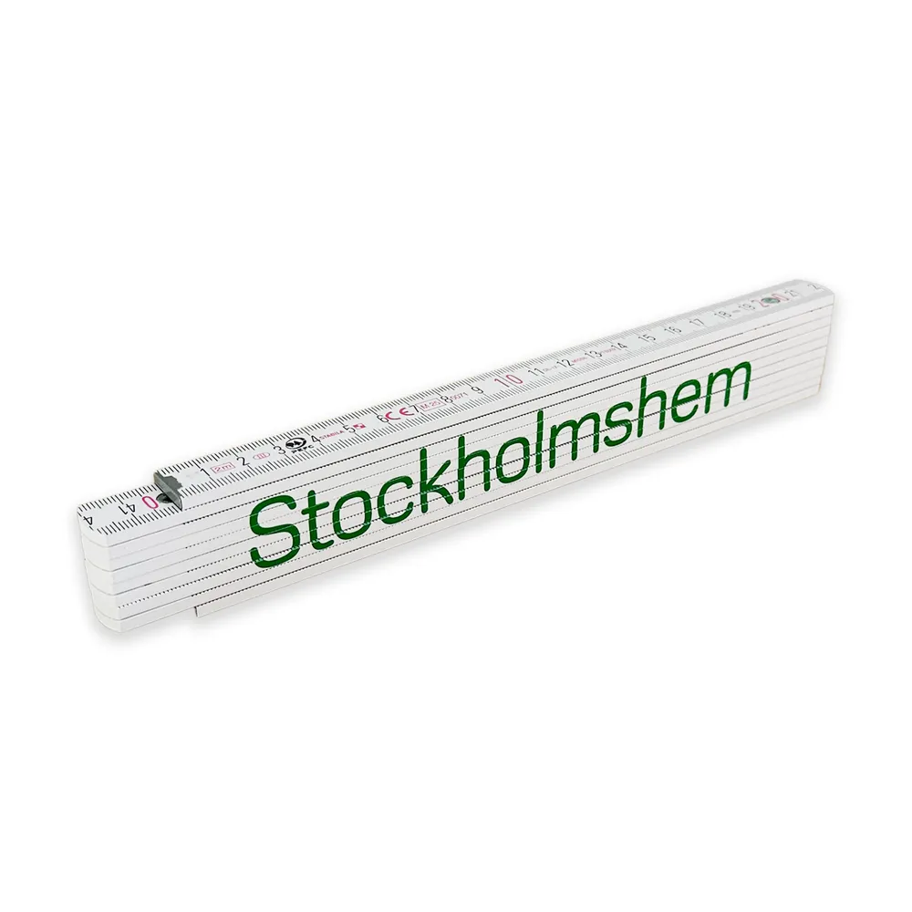 Tumstock i trä, vit