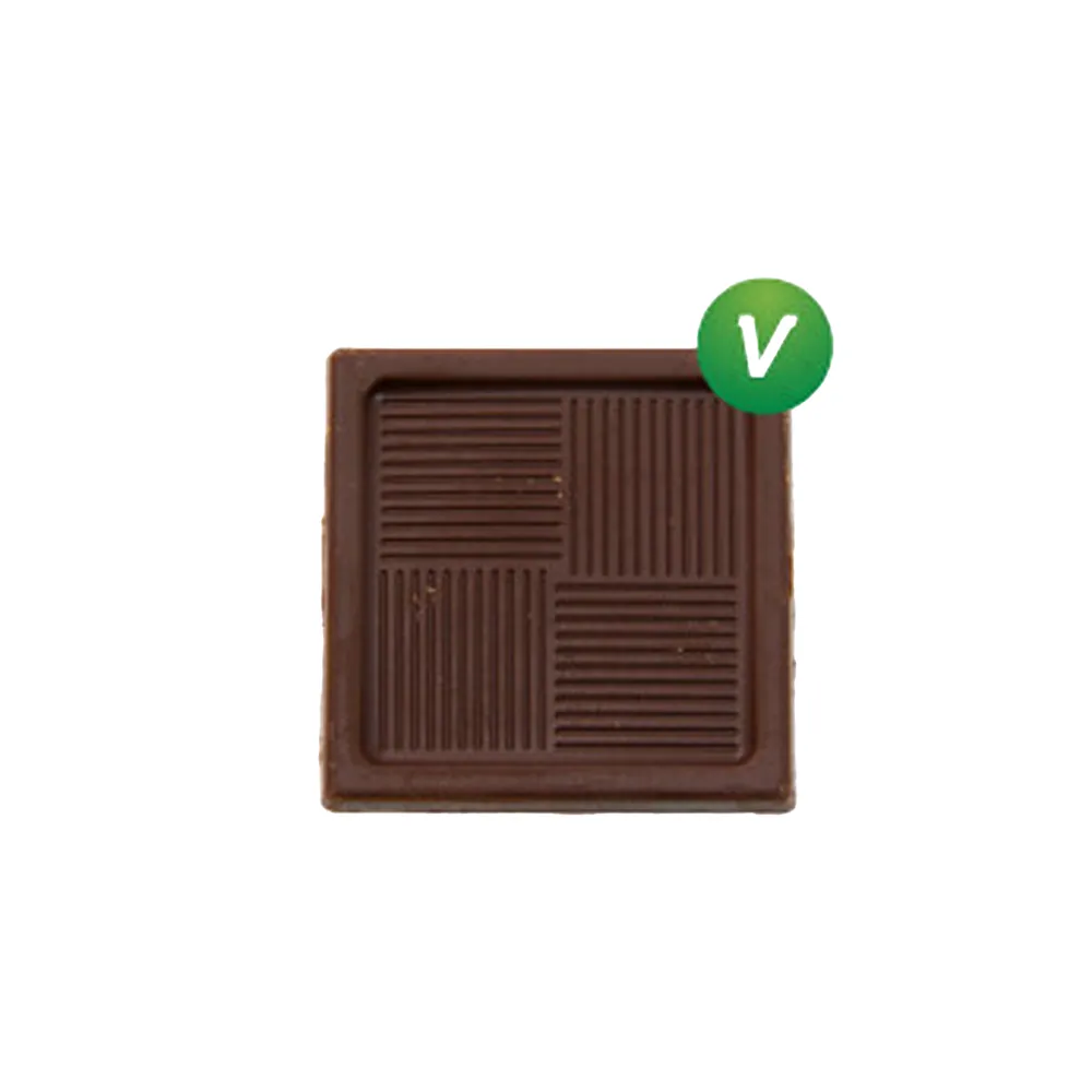 Chokladkvadrater, Havssalt, TH, 50-pack, guldfolie