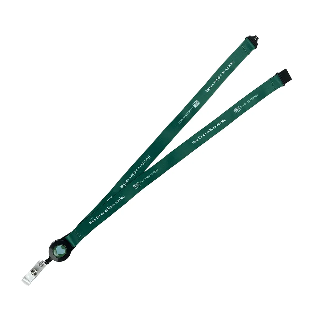 Logoband för passerkort, 50-pack, grön