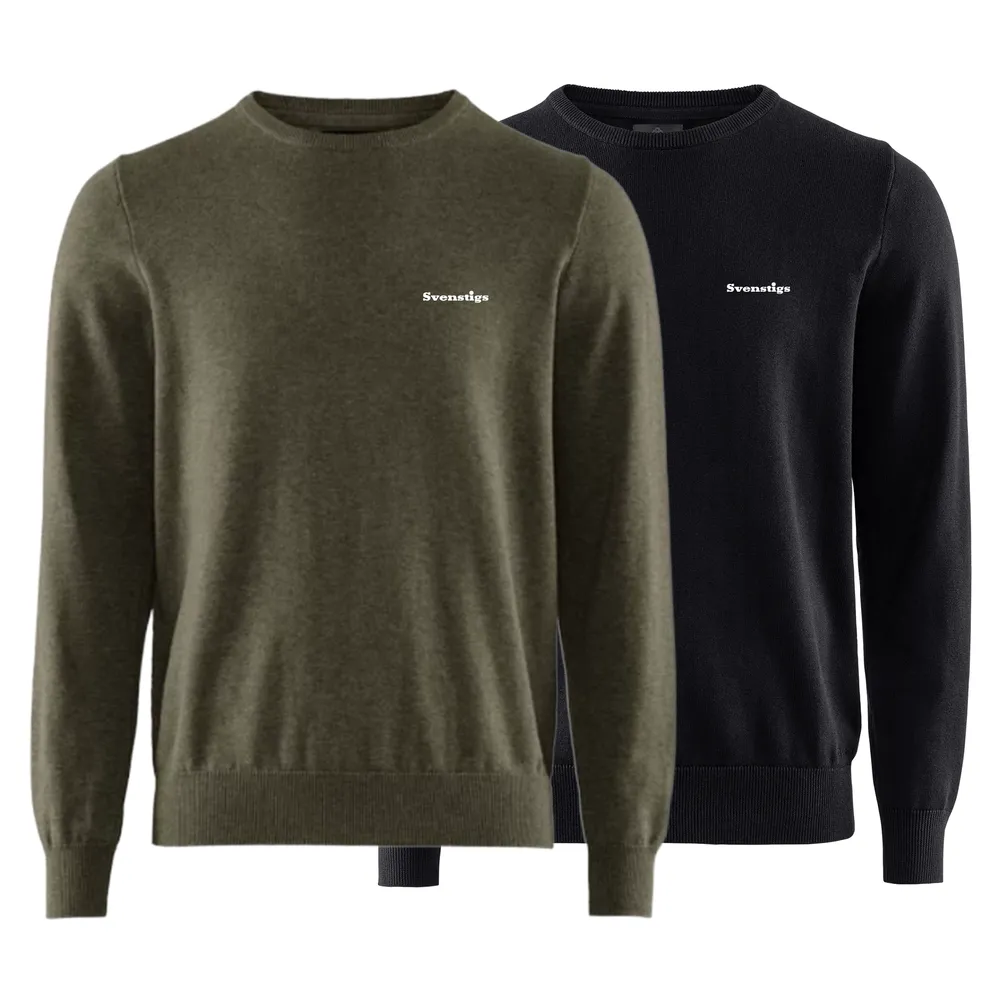 Stickad tröja, Herr