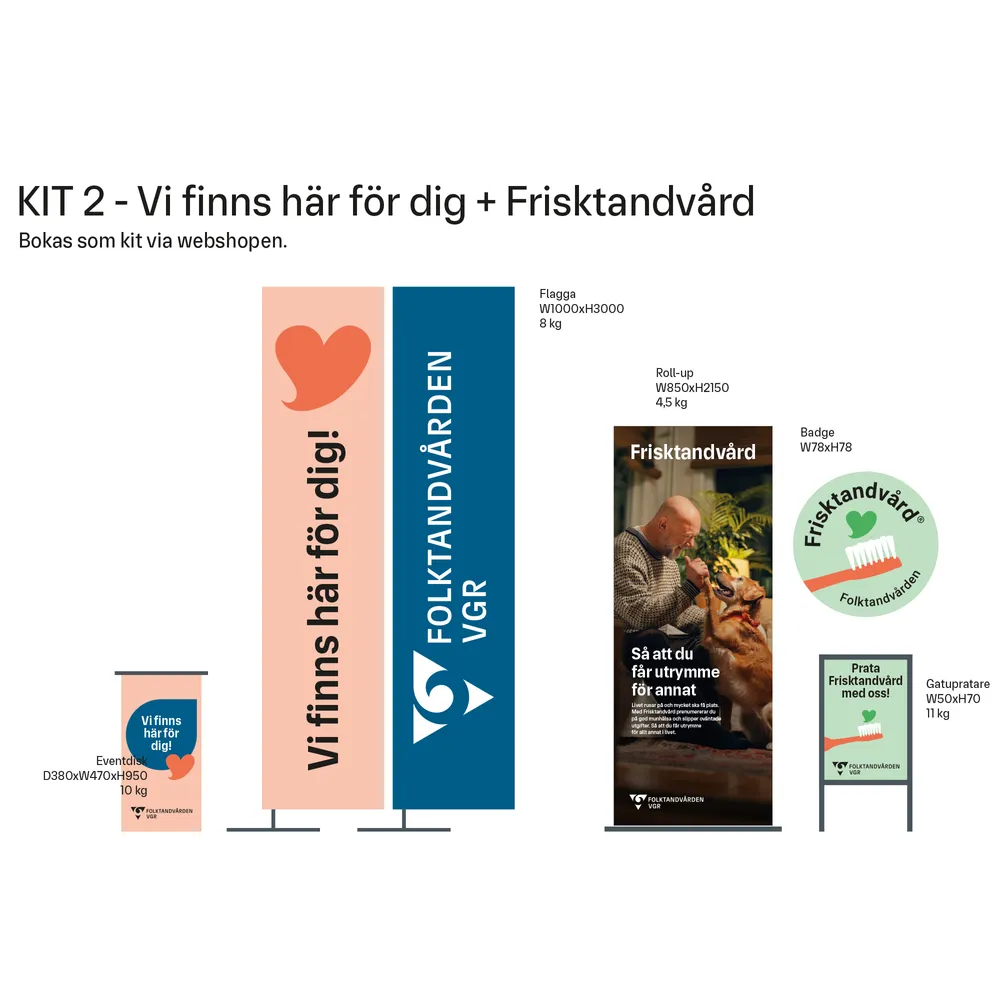 FTV, KIT 2 - Vi finns här för dig + Frisktandvård