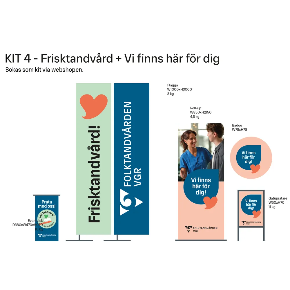 FTV, KIT 4 - Frisktandvård + Vi finns här för dig