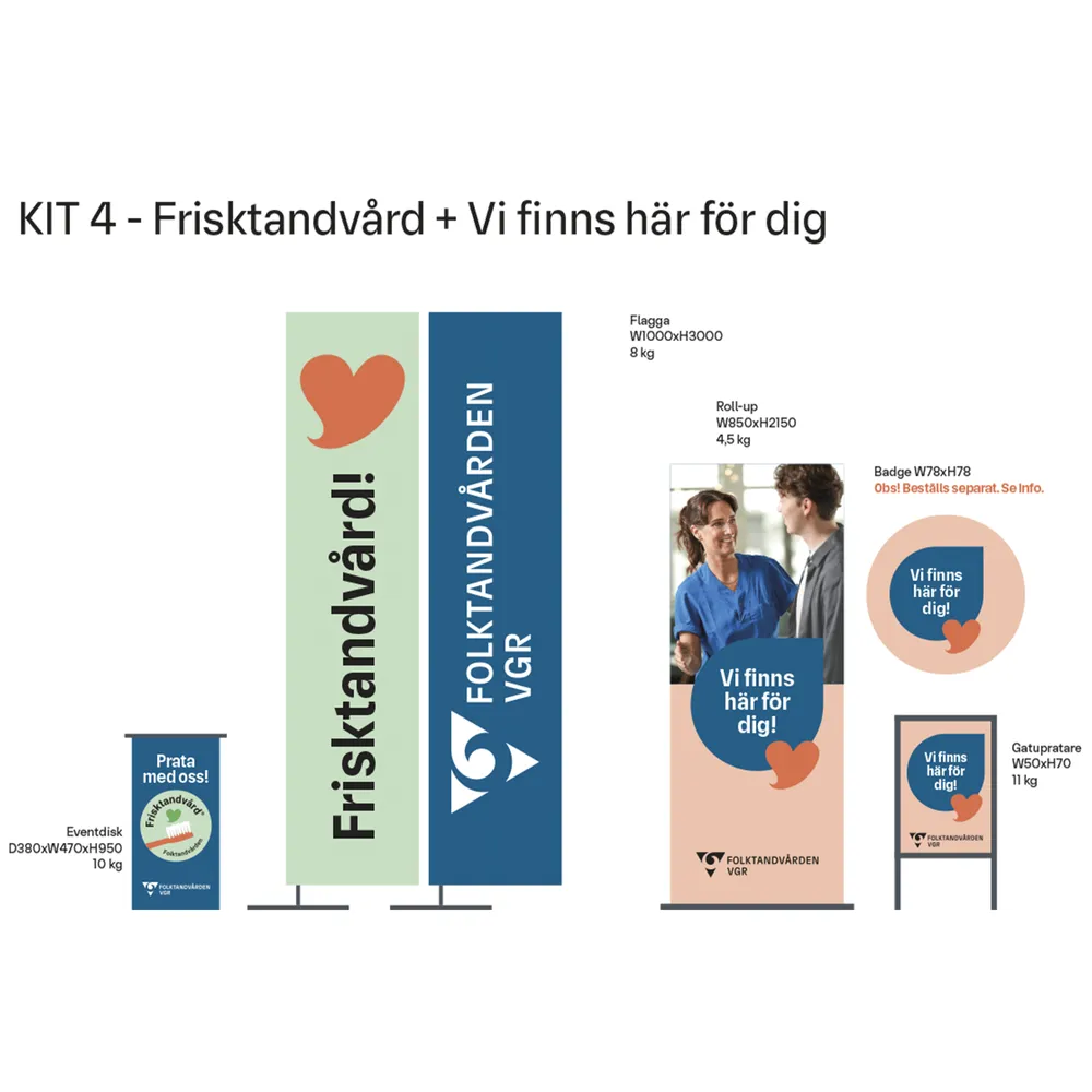 FTV, KIT 4 - Frisktandvård + Vi finns här för dig
