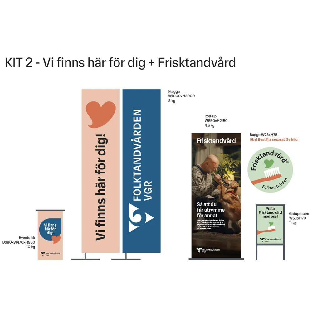 FTV, KIT 2 - Vi finns här för dig + Frisktandvård