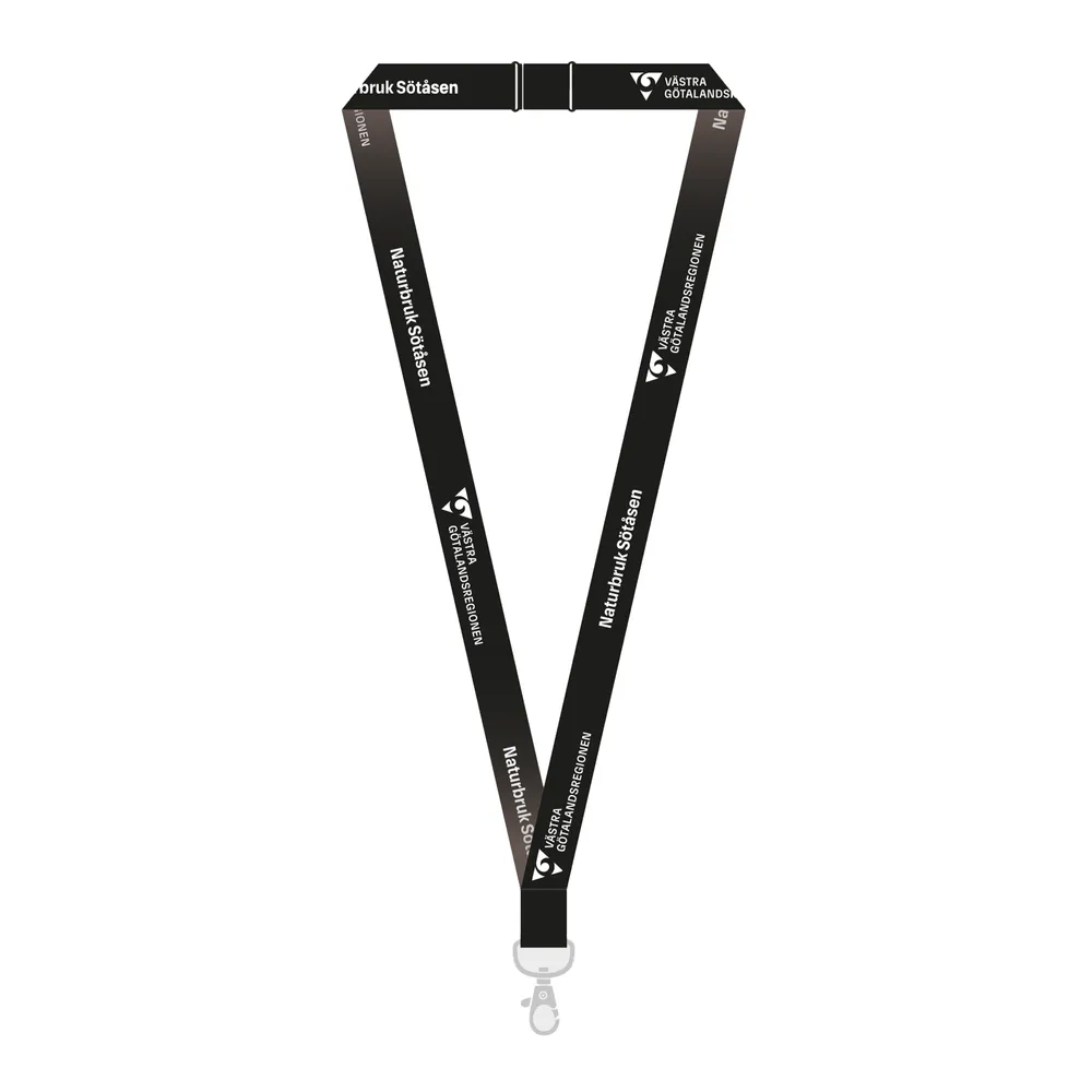 Nyckelband, metalkrok & säkerhetsspänne, 50-pack, Sötåsen, blå