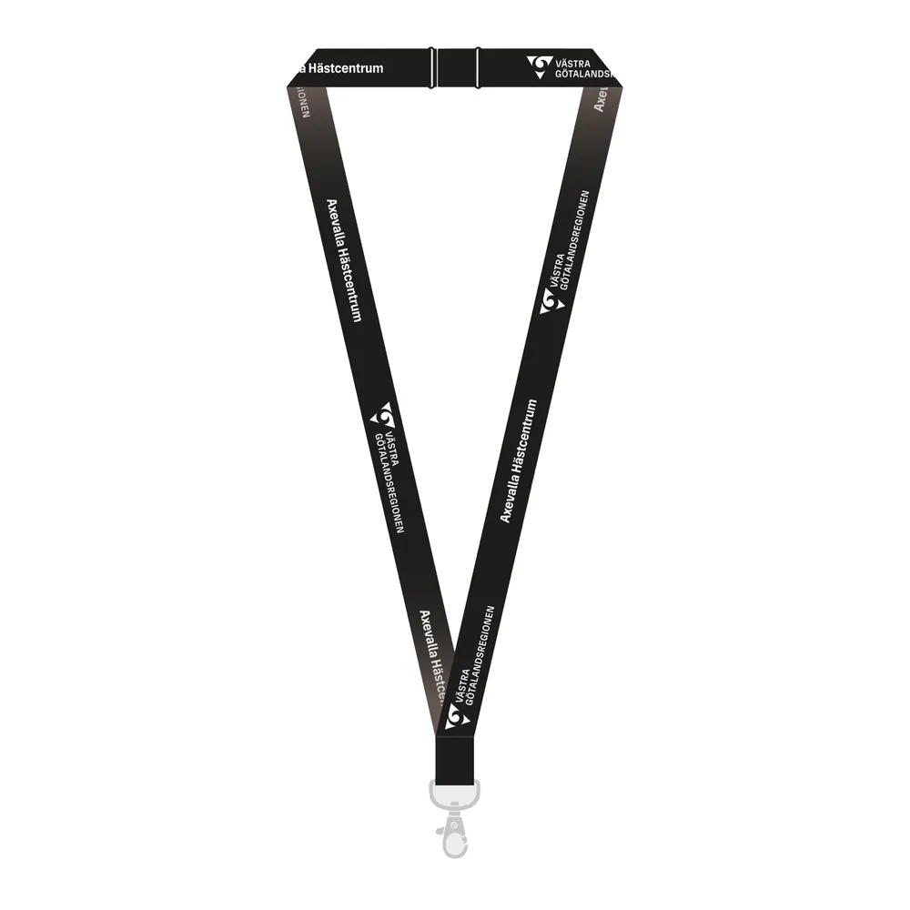 Nyckelband, metalkrok & säkerhetsspänne, 50-pack, Axevalla, blå