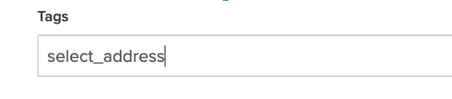 Exempel på tagg för fraktmetod
