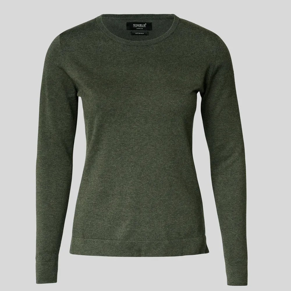 Stickad tröja, rundhals, Brighton, dam