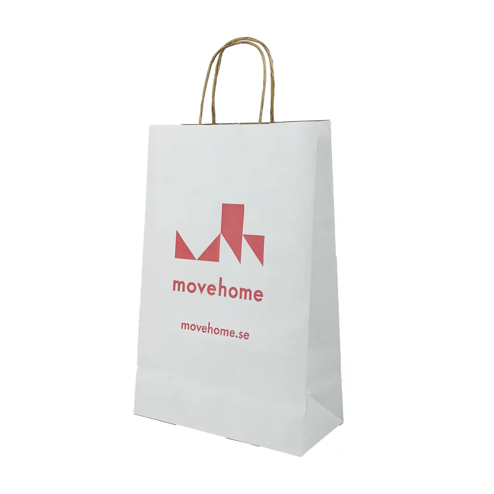 Papperskasse, mässa, MH, vit