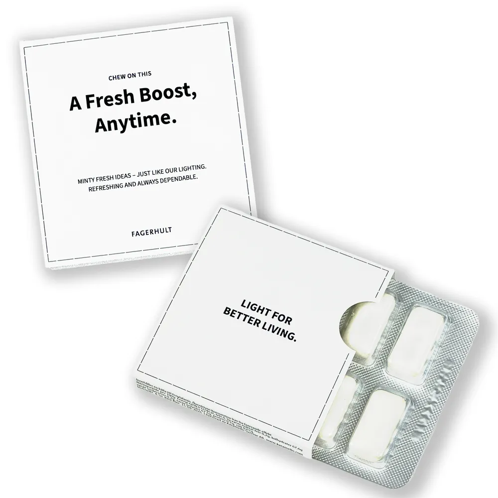 Chewing gum, 20-pack, white