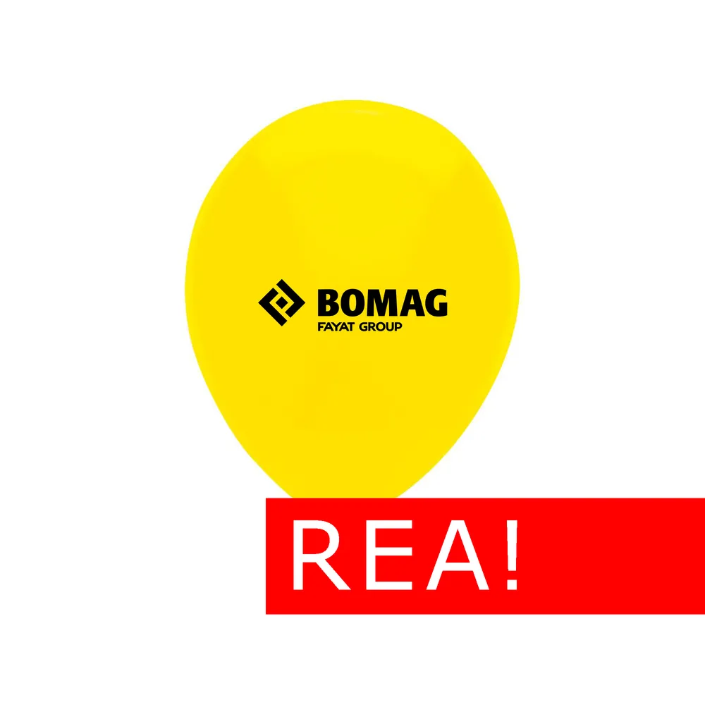 Ballong Bomag, 100-pack, Gul