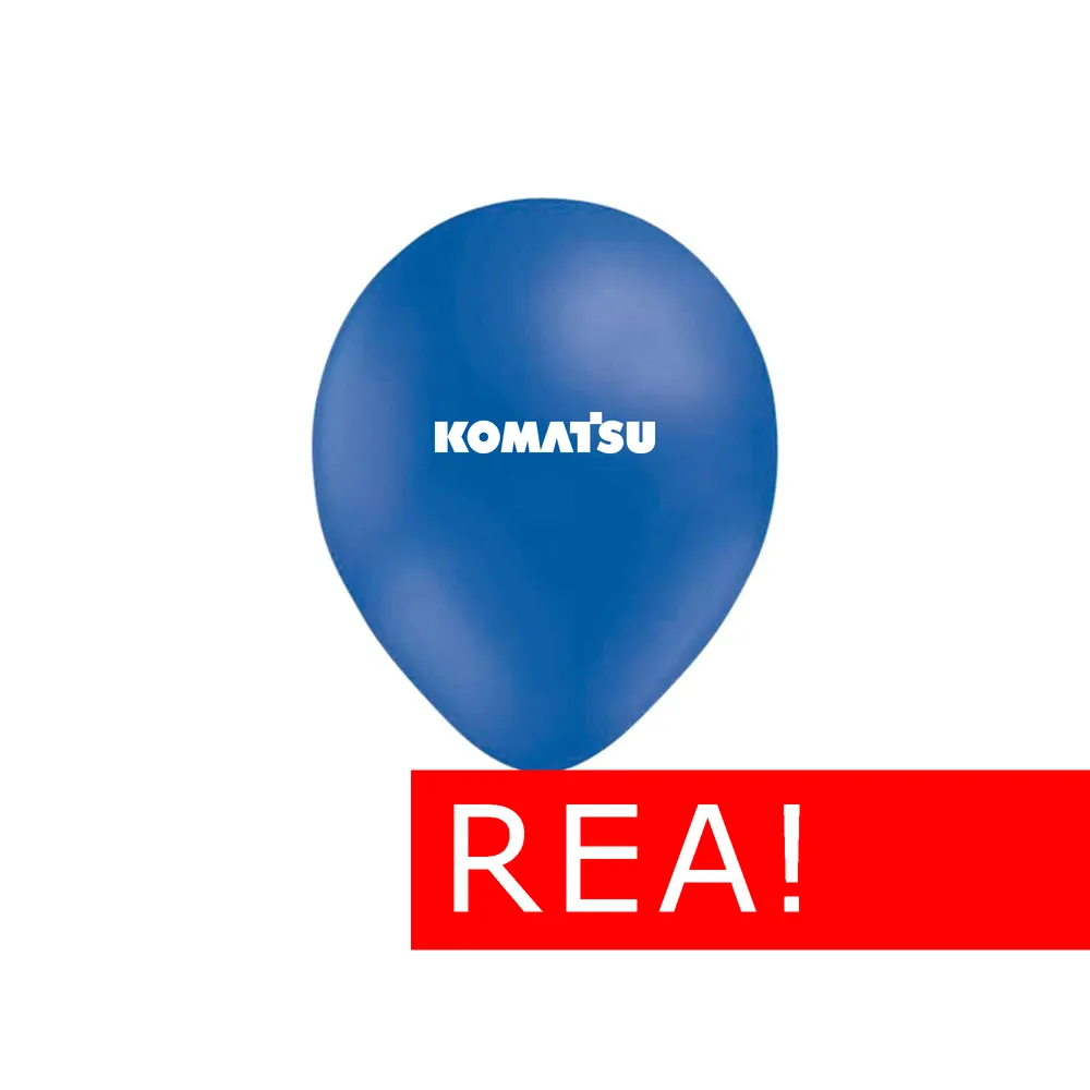 Ballong Komatsu, 100-pack, Blå