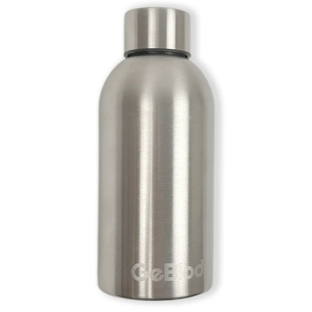 Vattenflaska i stål, 50-pack, silver