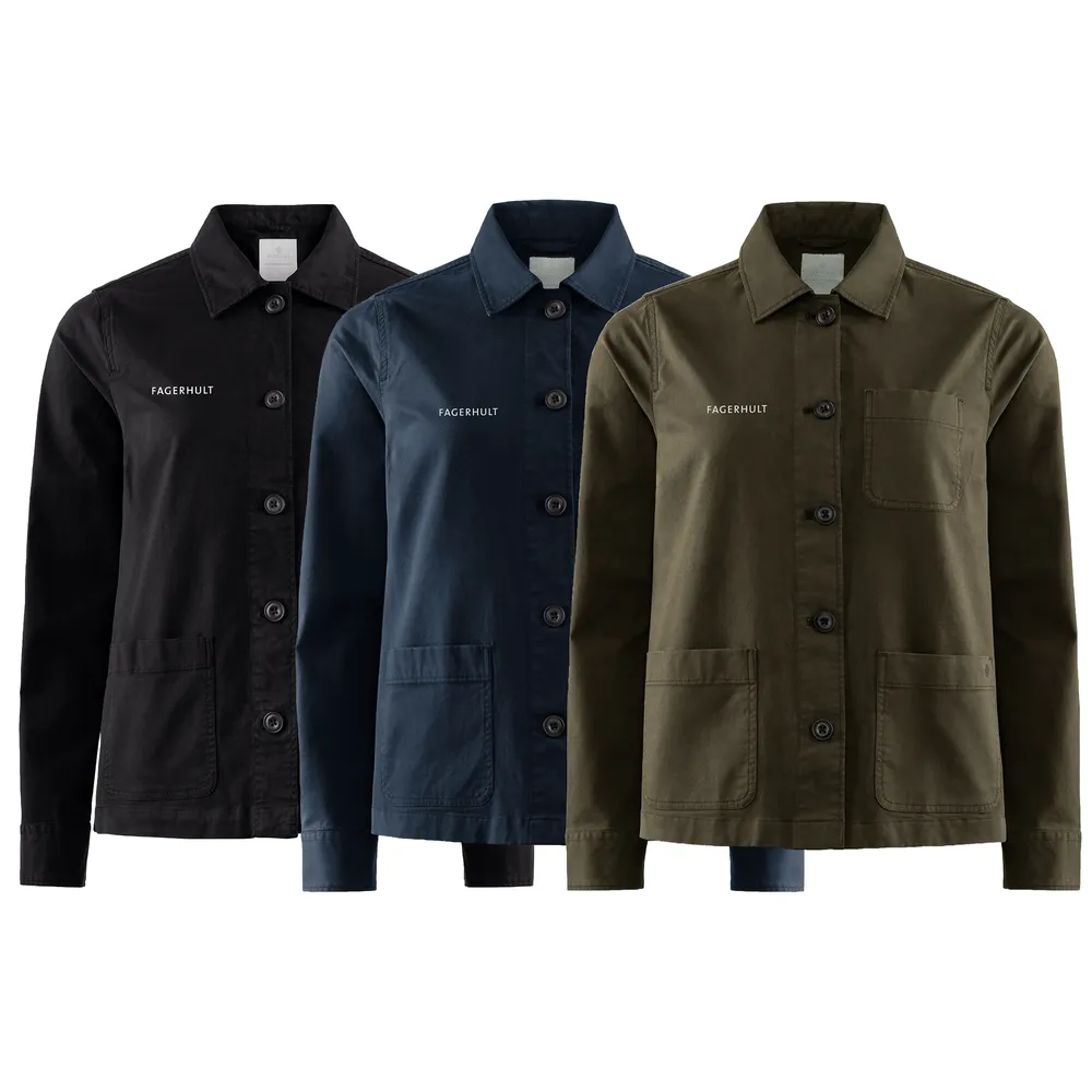 Overshirt, stretch, dam